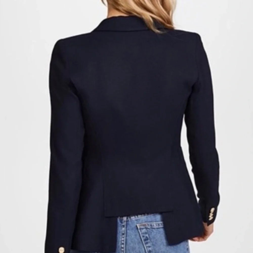 Smythe Classic Duchess Blazer in Navy ASO Kate Middleton - Picture 5 of 10